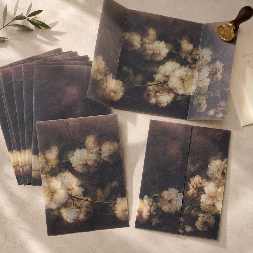 20/50pcs Pre Folded Vellum Jac - Packaging ulasan dan harga